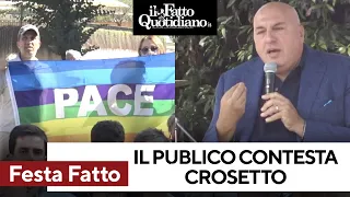 Guerra, conflitto di interessi, satira: l'acceso confronto tra Crosetto e il pubblico