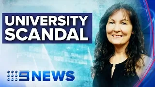 Uni professor accused of faking her own death threats | Nine News Australia