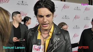 Actor Samuel Larsen at the  AFTER  premiere