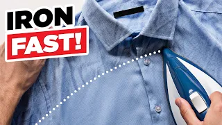 Iron A Shirt Like A Superhero | Ironing Dress Shirts FAST