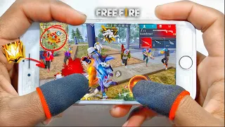 Iphone 6 Free Fire Gameplay test full max settings HUD+DPI+ MACRO 1 gb ram🤯2016 in2024