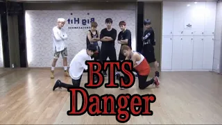 BTS - Danger (Slow Mirrored Dance Tutorial)