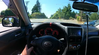 2011 Subaru WRX Hatch - POV Drive - Driving on Twisty Back Roads!