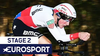 BinckBank Tour 2018 | Stage 2 Winner's Time Trial Highlights | Cycling | Eurosport