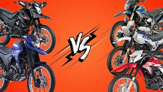 AKT TTR 200 VS VICTORY MRX 200 VS XPULSE 200 VS XR190L VS XTZ 250 COMPARATIVA DE FICHAS TECNICAS