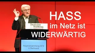 MORDFALL LÜBCKE: Steinmeier fassungslos über Hasskommentare