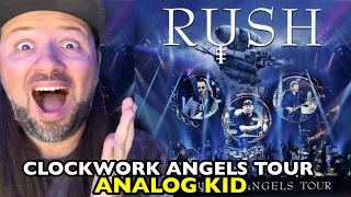 RUSH Analog Kid CLOCKWORK ANGELS TOUR LIVE | REACTION