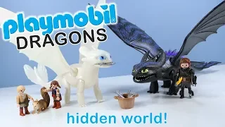 Playmobil Dragons Toothless and Light Fury Toys Unboxing 2019