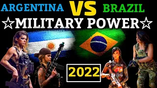 BRAZIL VS ARGENTINA MILITARY POWER COMPARISON 2022 BRAZIL VS ARGENTINA DEFENCE POWER COMPARISON 2022