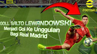 Lewandowski's overhead goal gives him the lead|eFootball2024™