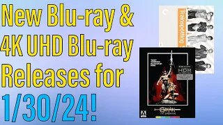 New Blu-ray & 4K UHD Blu-ray Releases for January 30th, 2024!