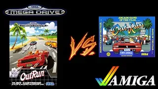 Outrun Port Comparison - Mega Drive vs. Amiga