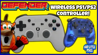 Retro Fighters Announces Wireless PlayStation 1 & 2 Controller! The Defender 2.4GHz!