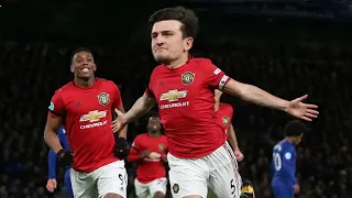 Harry Maguire Showing Virgil van Dijk Levels