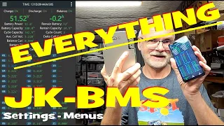 JK-BMS: all settings and menus explained. How to program and set parameters.