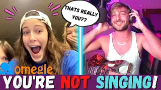 She Tried To Expose My Fake Singing (Crazy Omegle Reactions)