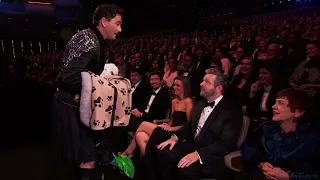 BAFTA Intro ~David Tennant,Michael Sheen and doggy~ #michaelsheen #davidtennant #bafta #baftaawards