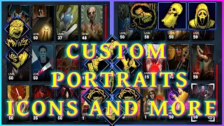 Dead By Daylight: How To Get Modded Custom Icons & Portraits Easy Tutorial