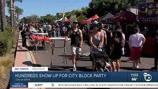 Hundreds show up for Chula Vista block party