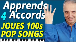 Apprendre 4 accords pour accompagner 100 chansons au piano (TUTO PIANO GRATUIT)