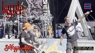 Lamb Of God FULL SET Live 4/27/2024 Sick New World Festival Las Vegas,NV 60fps