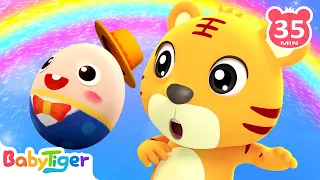 Humpty Dumpty🥚& More Animal Songs & Nursery Rhymes for Toddlers | Animal Time - BabyTiger