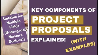 Project Proposal Writing: Key components of a project proposal explained (with examples)