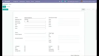 Hospital Management Odoo App