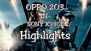 "MY"...OPPO 203 Settings For Supreme Highlights.