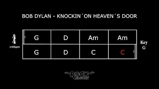 BOB DYLAN - Knockin' On Heaven's Door [CHORD PROGRESSION]