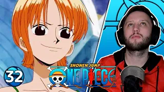 The Witch of Cocoyashi Village! Arlong's Female Officer - One Piece Episode 32 Reaction