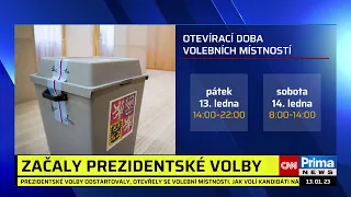 Prezidentské volby v Česku odstartovaly. Lidé si vybírají nového prezidenta