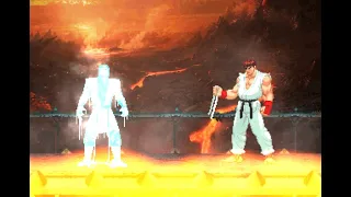 [MUGEN Request: Ryu & Ken Vs Sub Zero & Scorpion