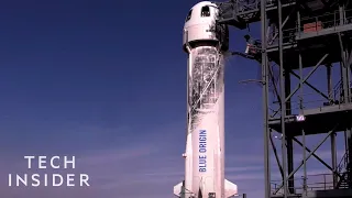 Watch Jeff Bezos' Blue Origin Rocket Go To Space And Land Back On Earth