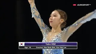 Yelim Kim short program SKATE AMERICA