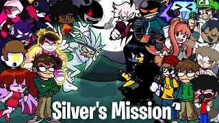 FNF Silver's Mission but Every Turn a Different Cover is Used