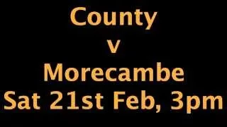 #AmberArmy are you ready? County v Morecambe