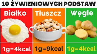 💯10 żywieniowych podstaw, które musisz znać - funkcje i występowanie węglowodanów, białek, tłuszczy🚨