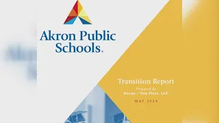 Independent report criticizes Akron Public Schools for 'abysmal' text scores, lackluster culture