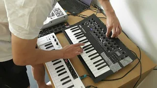 Synth looping // Super 6 + Minilogue XD