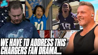 We Have To Address Some Major Drama About Our Interview With The Chargers Fan... | Pat McAfee Reacts