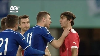 Edin DZEKO vs DRAGOVIC ♦FIGHT♦ Austria vs Bosnia 1:1 HD