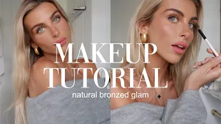 grwm! natural bronzed glam *while responding to your questions*