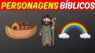 Adivinhe os Personagens Bíblicos Pelos Emojis | Quiz Bíblico