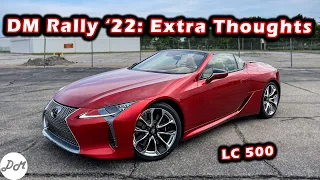 Lexus LC 500 Convertible: Full Thoughts from DM Rally 2022