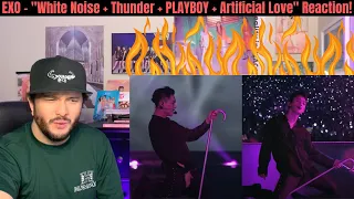 EXO - "White Noise + Thunder + PLAYBOY + Artificial Love" Reaction!