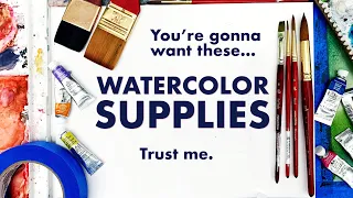 Watercolor Supplies That Will Make a Difference (it did for me!)