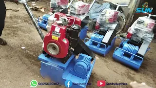 Earth compactor diesel engine working | Soil Compactor | Dhumas Machine | How to Compact Soil