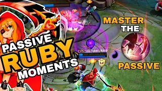 HOW TO USE PASSIVE RUBY SKILL THE RIGHT WAY | RUBY MONTAGE | ikanji | MOBILE LEGENDS