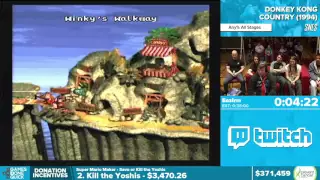 Donkey Kong Country by Eazinn in 36:10 - Awesome Games Done Quick 2016 - Part 80